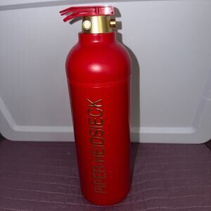 Piper Heidsieck Red & Gold Extinguisher Empty Wine Champagne Case tin RARE